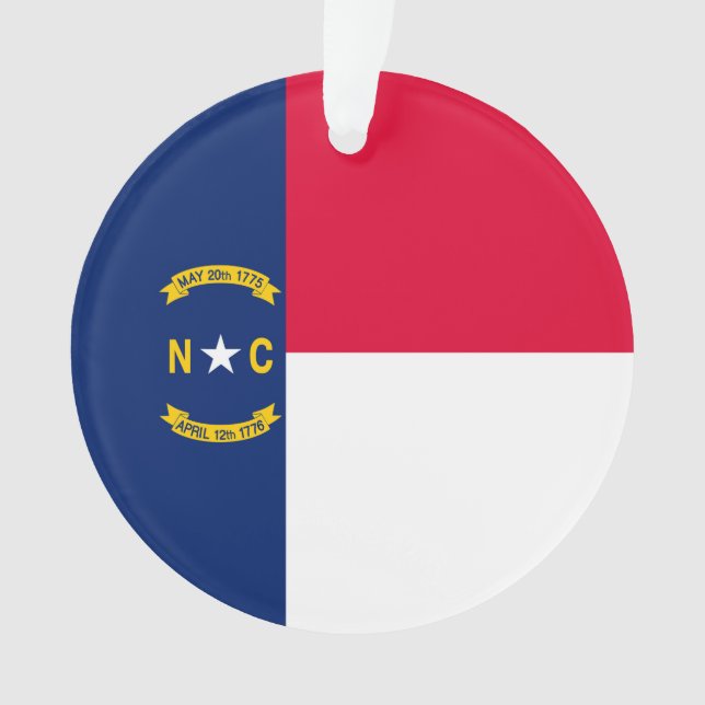 Design du drapeau de l'État de Caroline du Nord (devant)