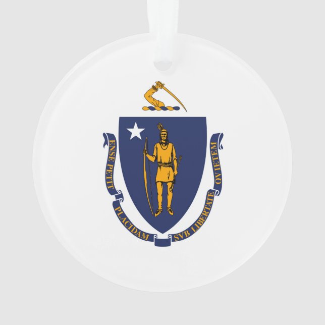 Design du drapeau d'État du Massachusetts (dos)