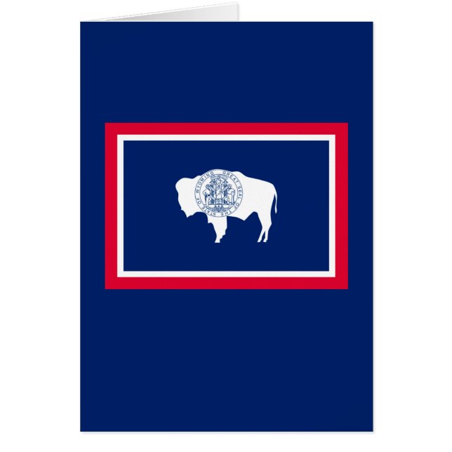 Design du drapeau d'état du Wyoming (Devant)