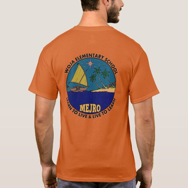 Design du T-shirt des Îles Marshall (Dos)