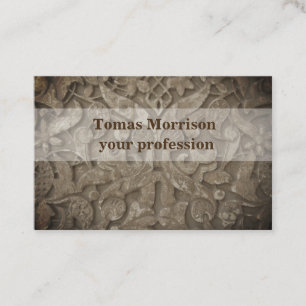 Design élégant et original de carte d'affaires