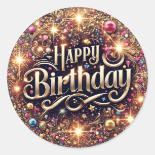 Design élégant Parties scintillant autocollant Ann