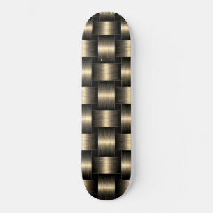 Design en lattes de skateboard or