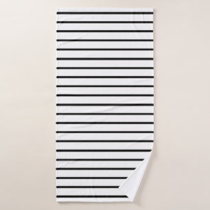 Design en rayures blanches et noires