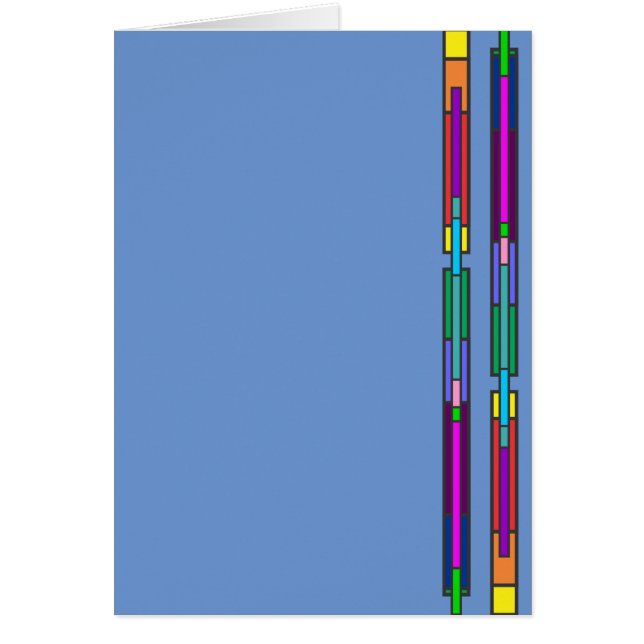 Design en verre coloré (Devant)