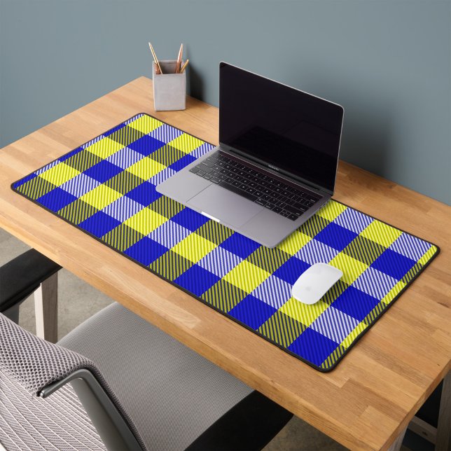 Design En vichy jaune bleu (Créateur téléchargé)