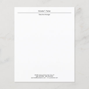 Design épuré élégant professionnel moderne