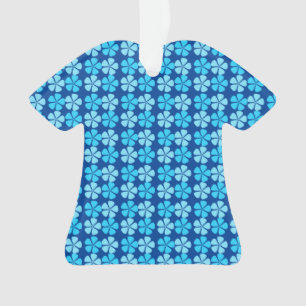 Design floral bleu mignon
