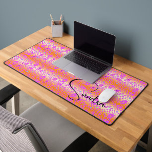 Design floral rose et orange