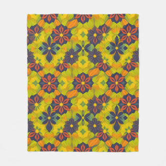 Design floral vif pour couvertures et lits