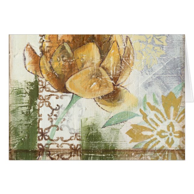 Design Fresque décoratif avec Fleur Globe (Devant horizontal)