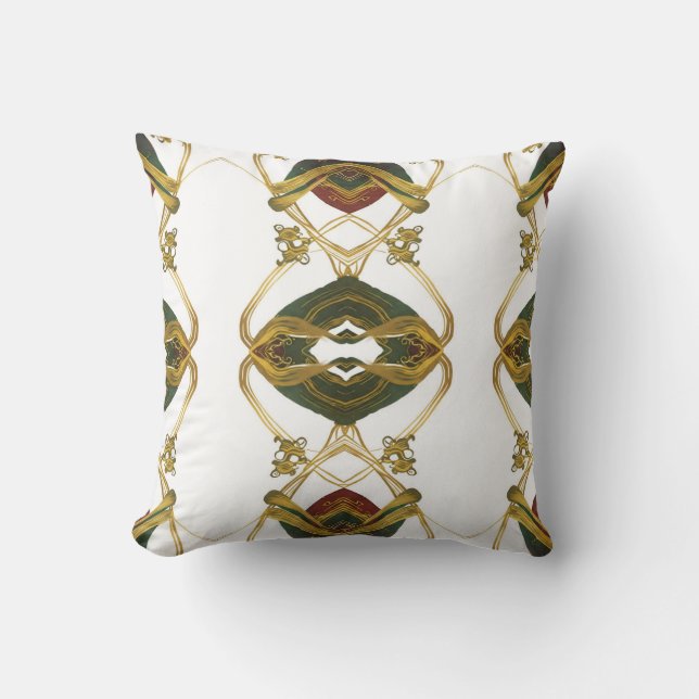 Design géométrique coussins vintage élégant (Recto)