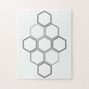 Design géométrique, Motif Hexagon Puzzle