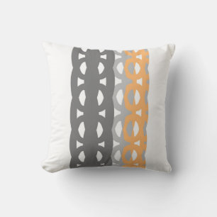 design géométrique rétro coussin art original