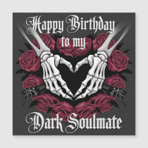 Design gothique d'anniversaire pour votre âme somb