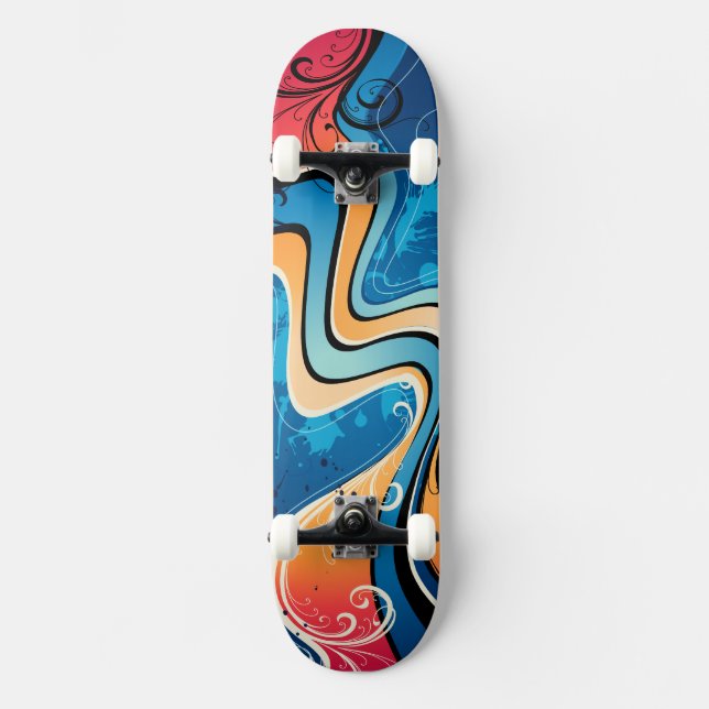 Design graphique 17 Skateboard (Recto)