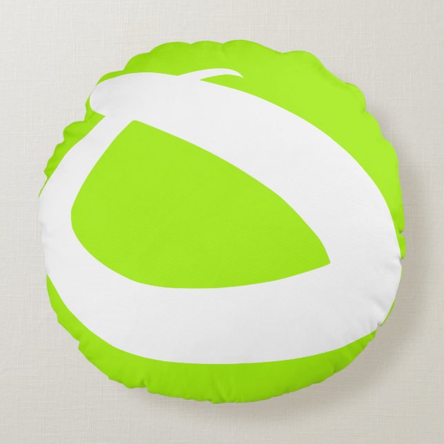 Design graphique moderne Coussin rond (Devant)