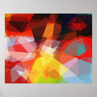 Design graphique Poster de l'art du cubisme