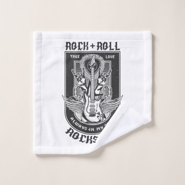 Design Guitar Rock (Gant de toilette)