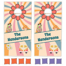 Design hippie rétro super avec une puissance de fl