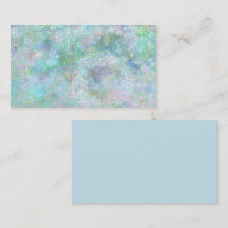 Design hiver Snowflakes Carte de visite
