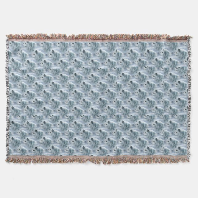 Design Loups blancs Lancer la couverture (Devant)