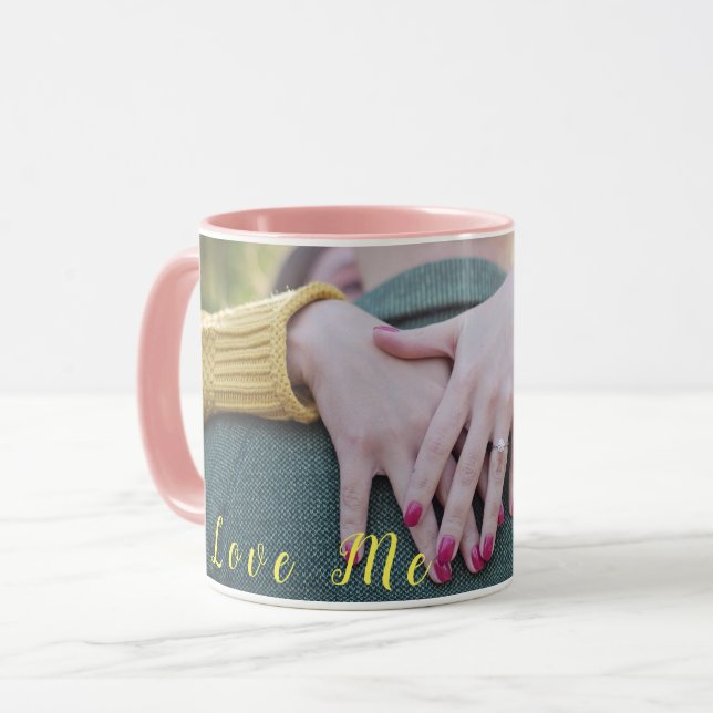 Design Love Coffee Mugs & Tea Mugs (Devant gauche)
