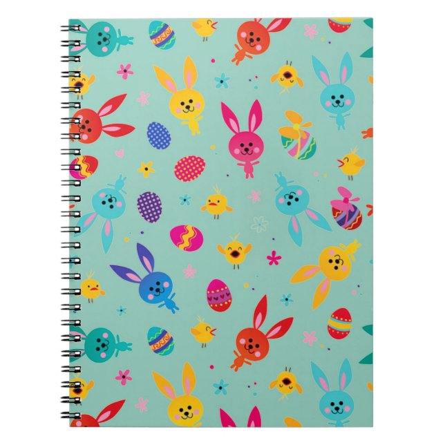 Design ludique et coloré Carnet spiral (Devant)