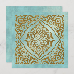 Design marocain - Carte d'invitation