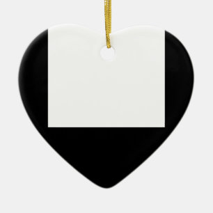 Design minimal Cadre noir Ornement coeur