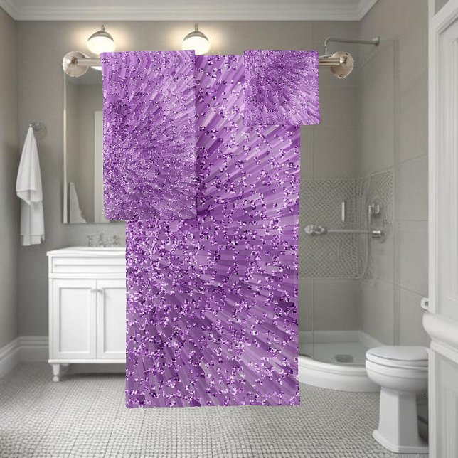 Design moderne et chic en violet avec effet paille (Créateur téléchargé)