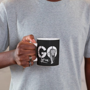 Design moderne laissez-moi aller Leopard Black Mug