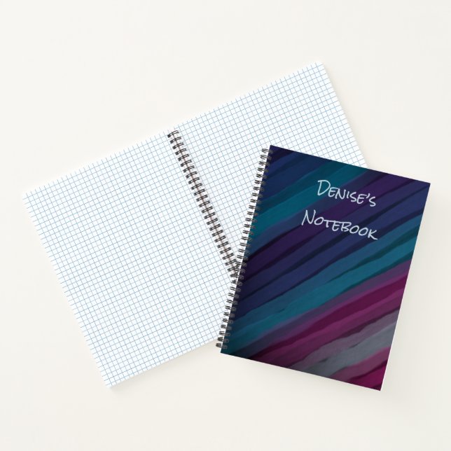 Design moderne personnalisé Carnet spiral (Intérieur)