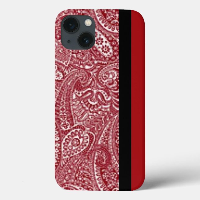 Design moderne Rouge Mini coque ipad (Verso)