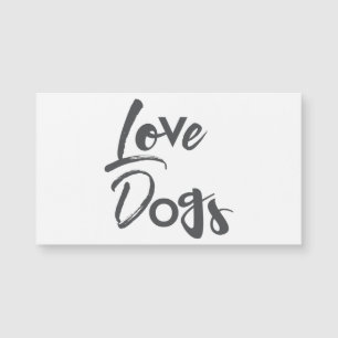 Design moderne, simple, urbain, cool de Love Dogs