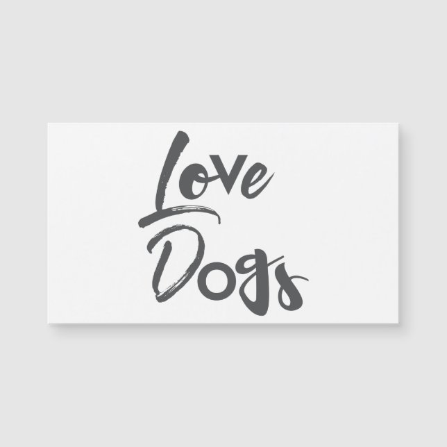 Design moderne, simple, urbain, cool de Love Dogs (Devant)