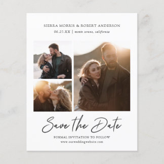 Design moderne stylish Script Enregistrer la date