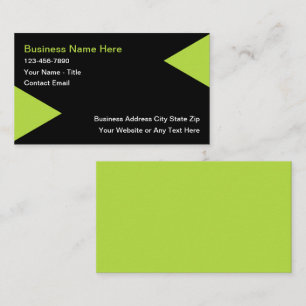 Design moderne tendance Carte de visite audacieux