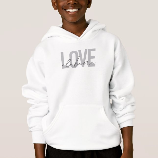 Design moderne, urbain, simple, cool Love Alabama (Devant)