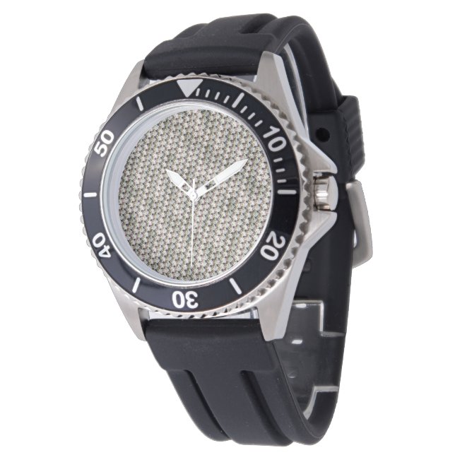 Design motif Abstrait 1213 - Montre Homme (Incliné)