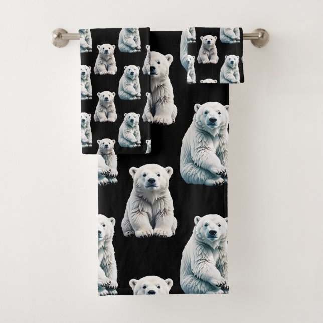 Design Motif animal de l'ours polaire (En situation)