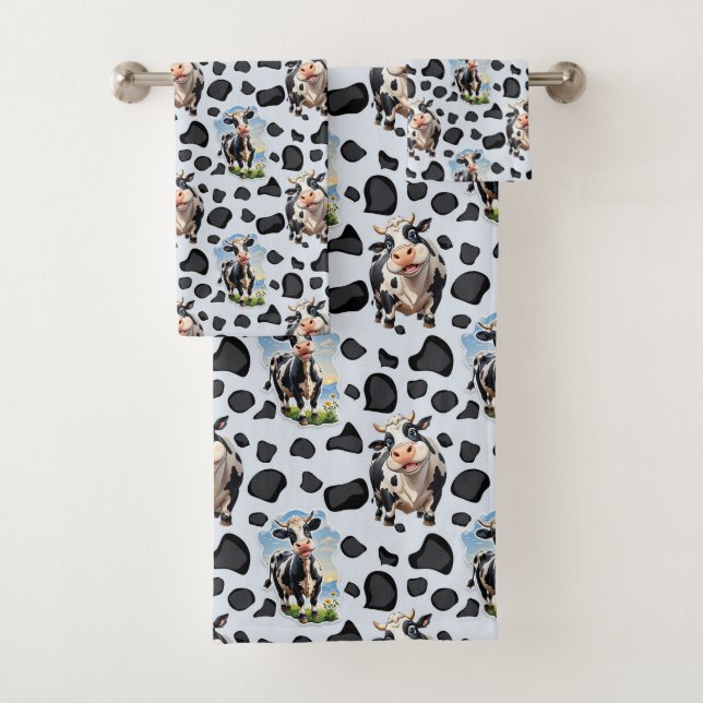 Design Motif animal de vache (En situation)