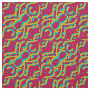 Design motif en tissu coloré et transparent