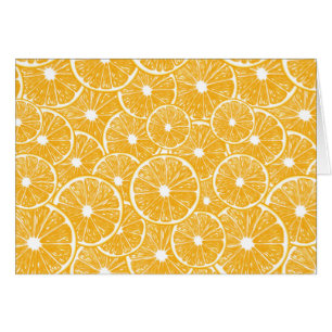 Design motif en tranches orange