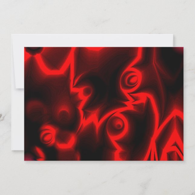 design numérique tourbillon rouge et noir (Devant)