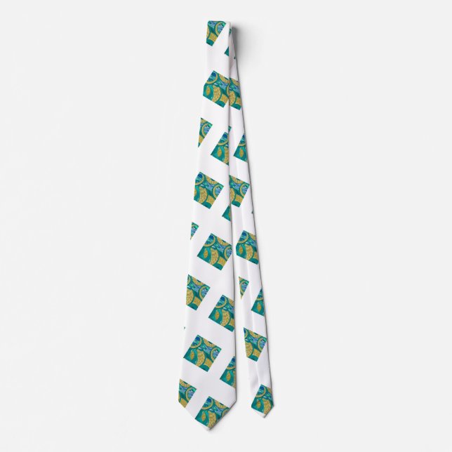 Design Octopus Cravate moderne (Devant)