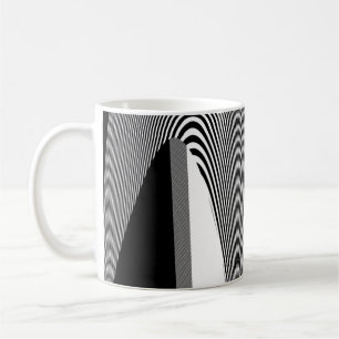 Design Op Noir Et Blanc, Mug Café