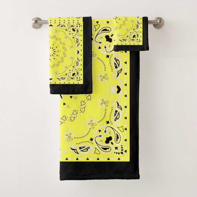 Design oriental jaune (En situation)