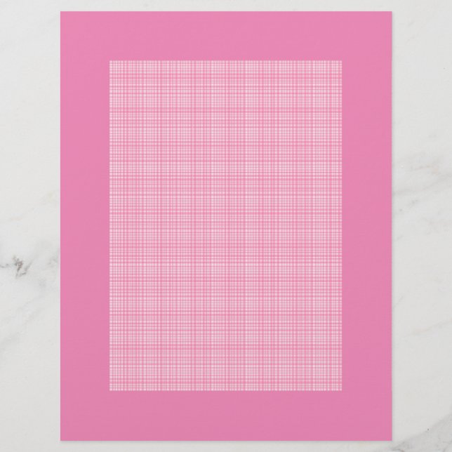 Design papier à gratter en tissu rose (Dos)