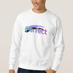 Design parfait sur un sweatshirt blanc